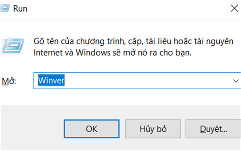 Xác định hệ điều hành đang sử dụng