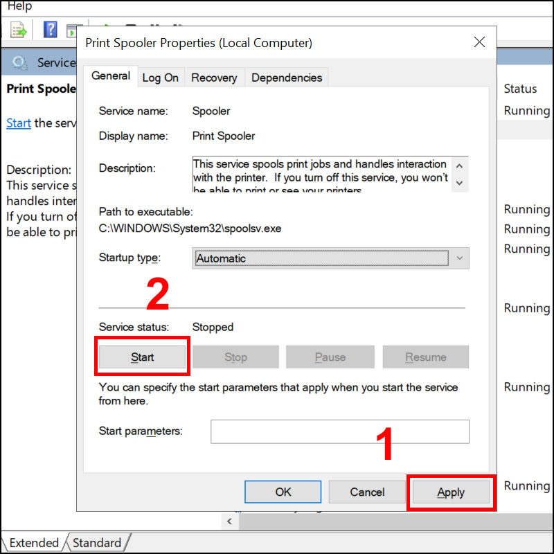 Cách khắc phục lỗi Print Spooler của máy in