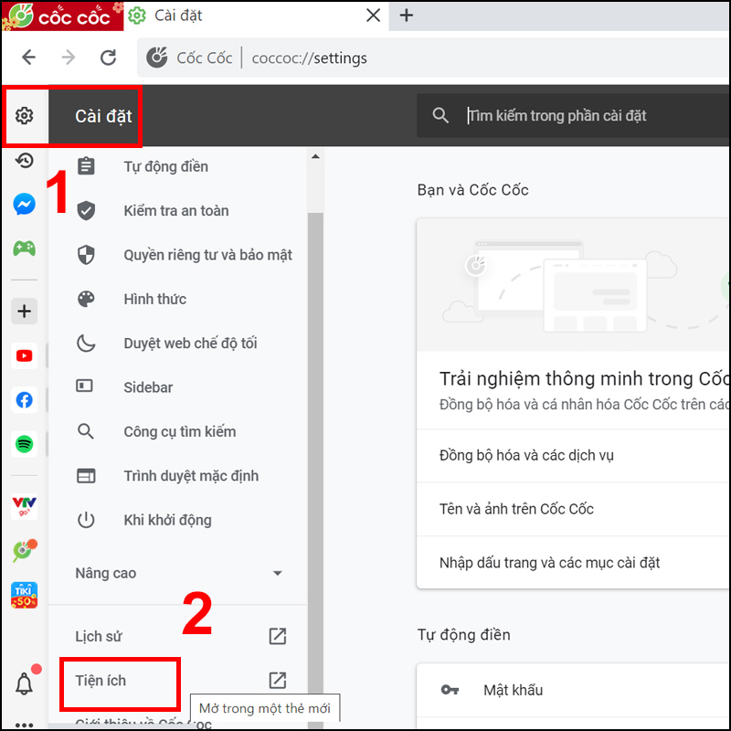 Cách cài đặt và sử dụng trên trình duyệt Cốc Cốc
