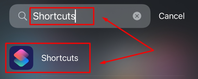 Khởi động ứng dụng Shortcuts (Phím tắt)