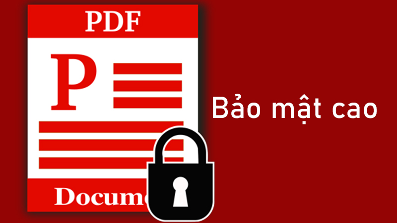 Ảnh minh họa PDF có tính bảo mật rất cao.