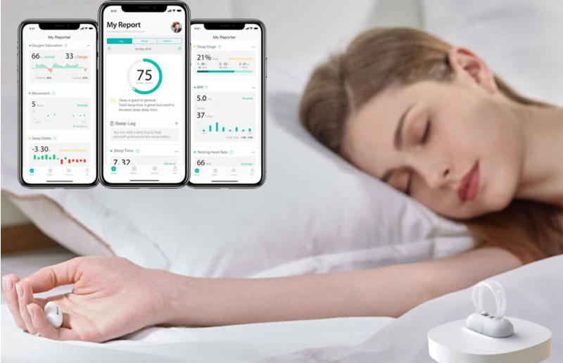 Smart Ring theo dõi giấc ngủ, phân tích các giai đoạn ngủ sâu