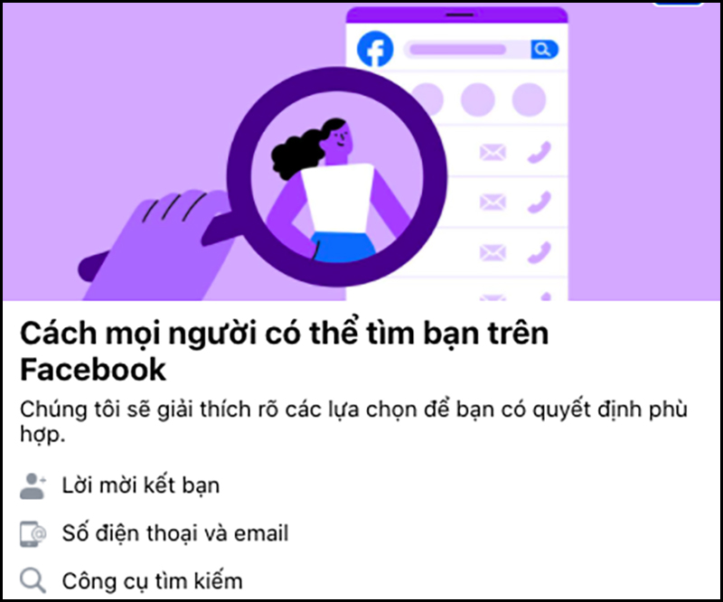 hình ảnh cài đặt facebook