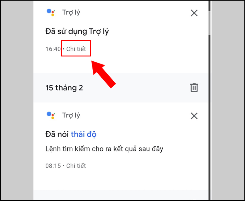 Cách xem lịch sử trò chuyện với Trợ lý ảo Google