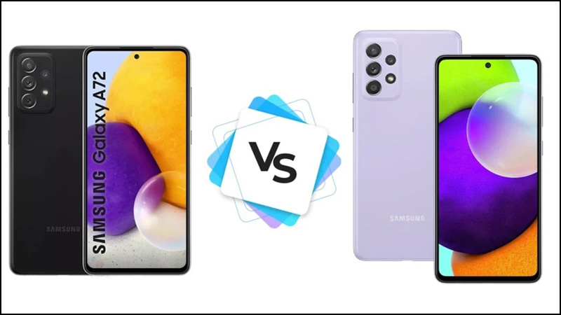 Sự khác biệt giữa Galaxy A72 và Galaxy A52 chủ yếu là ở kích thước của chúng.