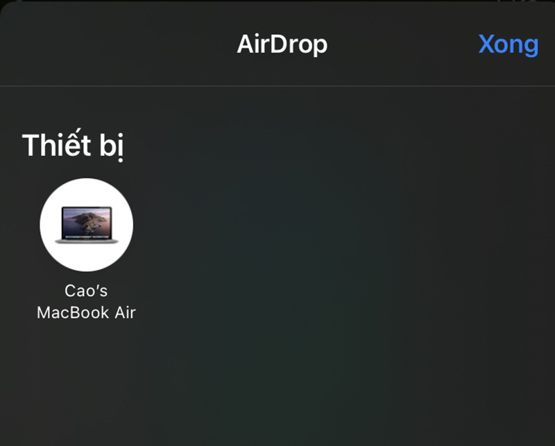 air drop macbook