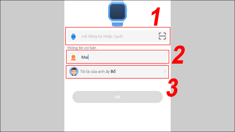 Thiết lập thông tin