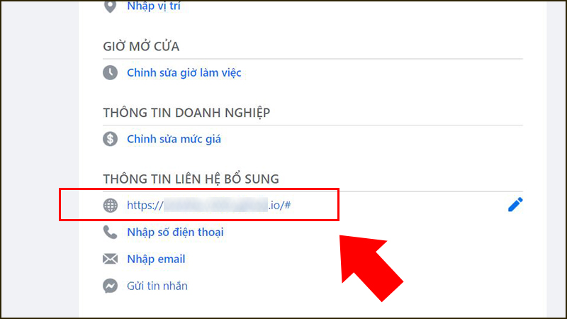 Liên kết đã được chèn