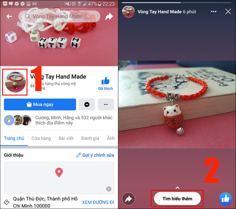 Sử dụng 1 tài khoản Facebook khác để xem story