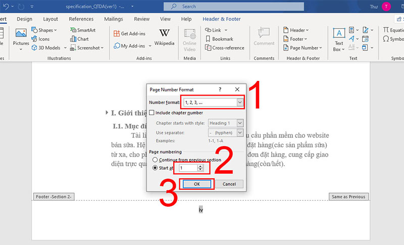 Chọn kiểu định dạng số trong Number Format