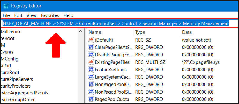 Cửa sổ Registry Editor