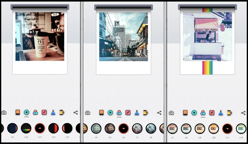 Một vài bức ảnh chụp từ app Lomo