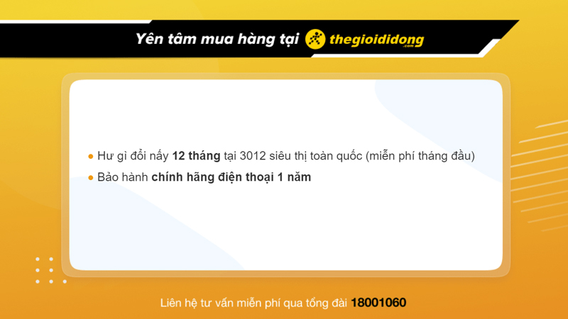 Chính sách bảo hành điện thoại Samsung tại Thế Giới Di Động