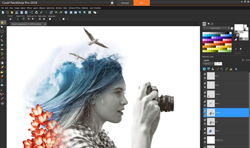 Corel Paint Shop Pro có thể tự chỉnh sửa định dạng tệp đuôi AI