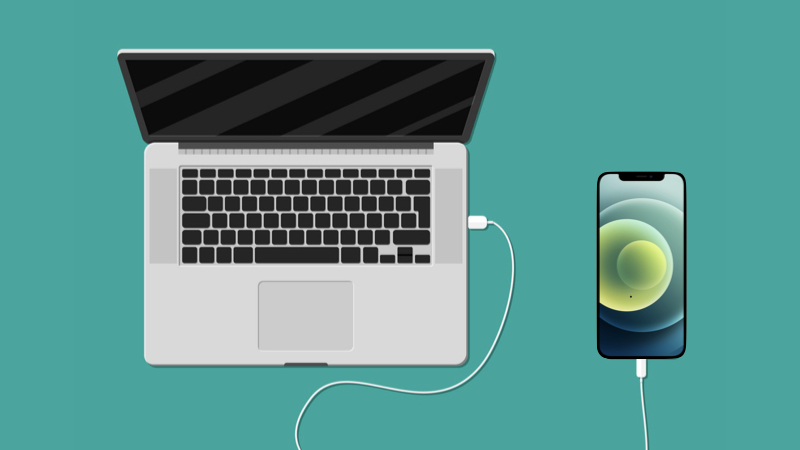 Đừng sử dụng cổng USB từ laptop nhé