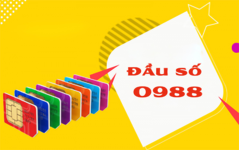Đầu số 0988 nên kết hợp với những con số đẹp để tăng ý nghĩa cho SIM