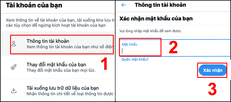 Nhập mật khẩu để tiếp tục