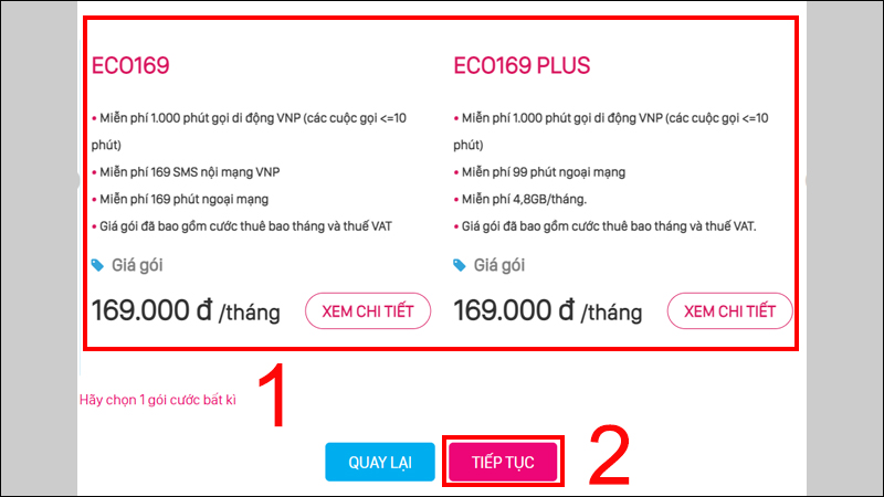 Lựa chọn gói cước SIM phù hợp