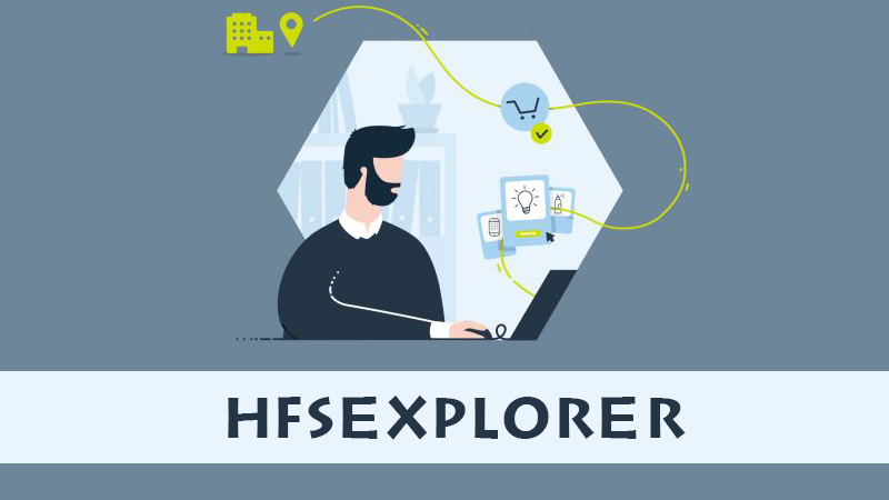 Đọc file DMG trên máy tính Windows bằng HFSExplorer