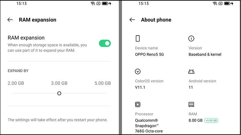 OPPO RAM expansion giúp nâng tầm trải nghiệm của bạn