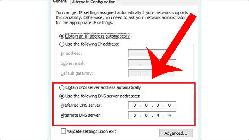 Đổi địa chỉ IP cho máy