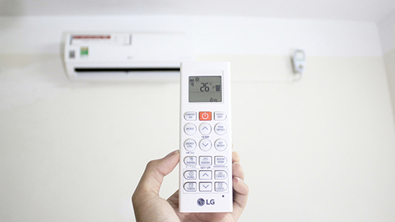 Chọn chế độ trên điều hòa LG