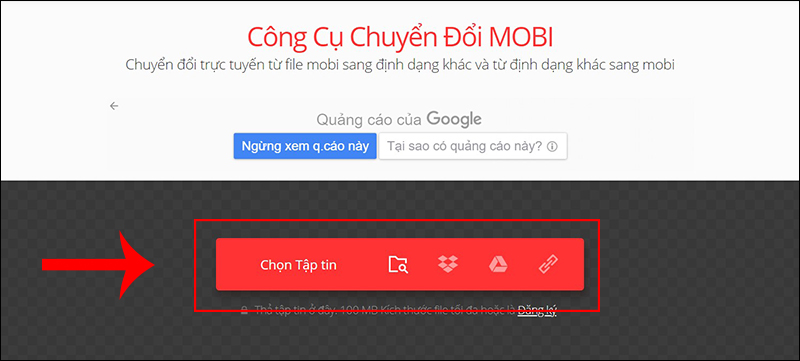 Chọn tập tin