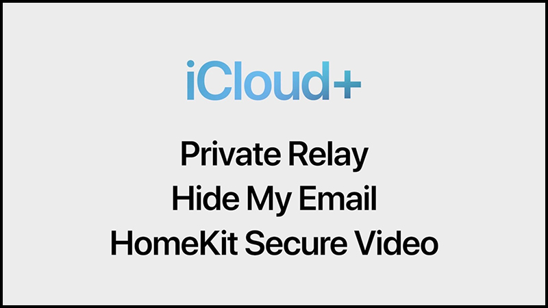 Dịch vụ iCloud+ có 3 tính năng mới nổi bật