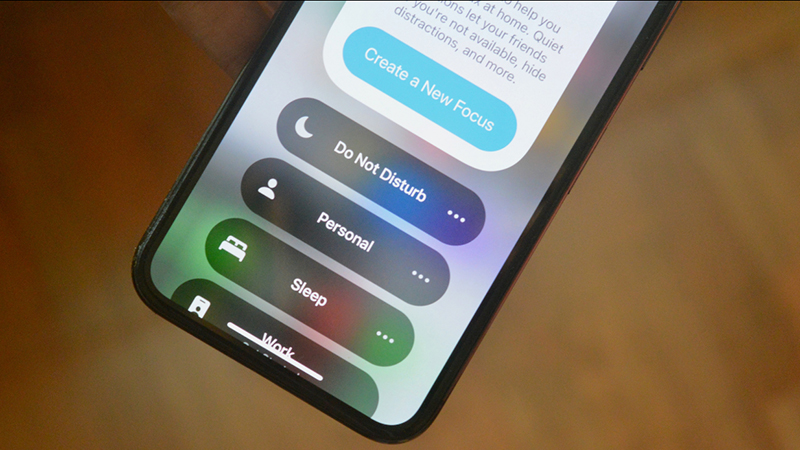 Tính năng Focus cho phép bạn tùy chỉnh thông báo để tránh bị làm phiền vào những lúc không mong muốn