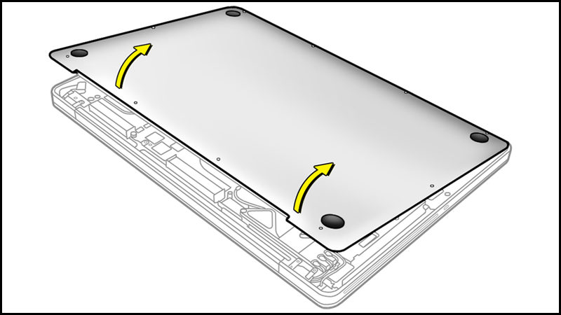 Tháo vỏ MacBook