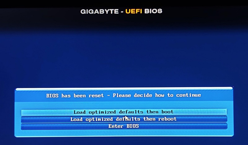 BIOS không khởi động được