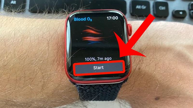 Bấm Start để bắt đầu đo