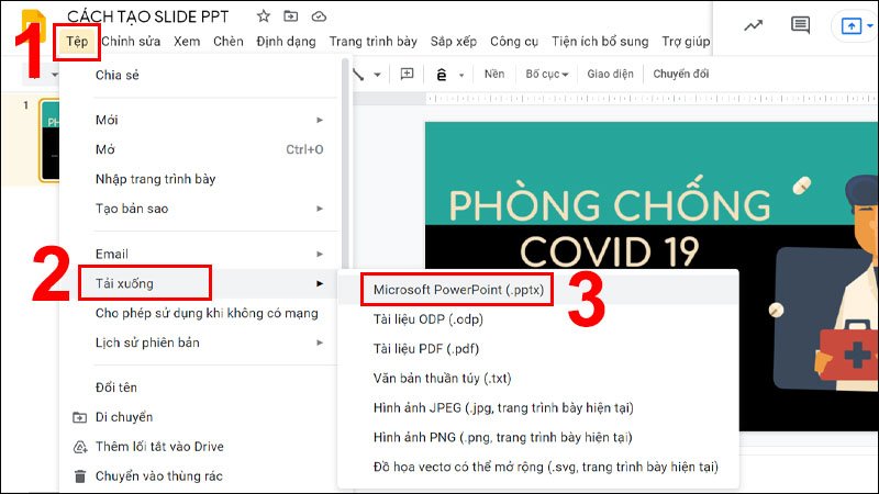 Có thể lưu file dưới nhiều định dạng khác nhau