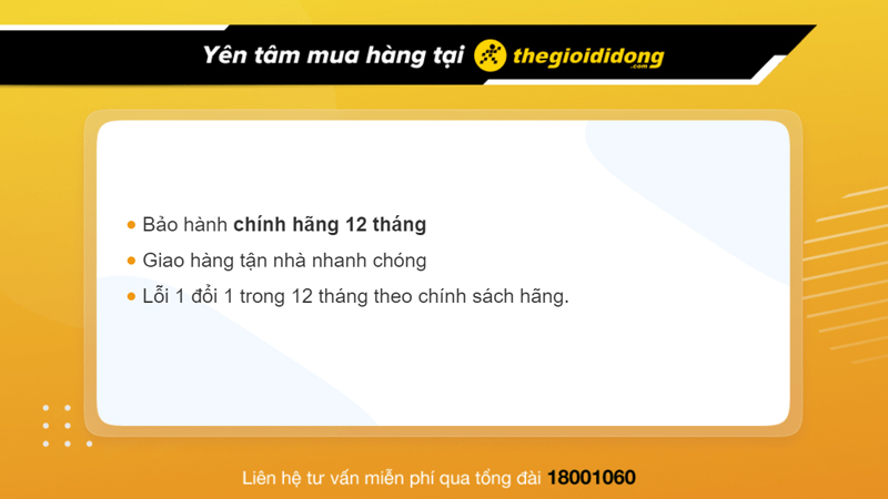 Chính sách bảo hành đồng hồ thông minh tại Thế Giới Di Động