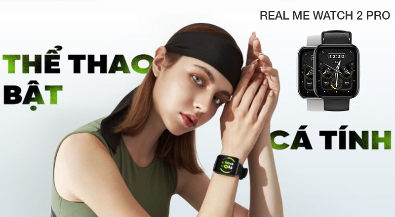 Realme Watch 2 pro có màn hình được nâng cấp lớn hơn với 1.75 inch