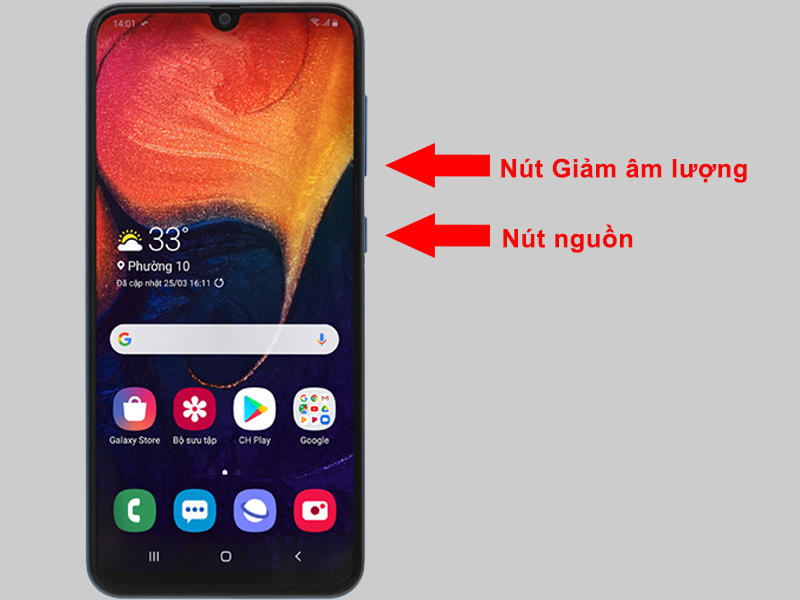 Phân biệt nút giảm âm lượng và nút nguồn