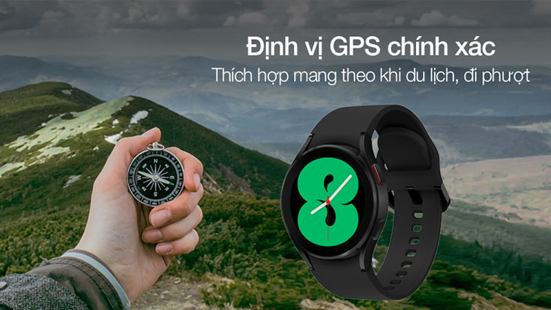 Galaxy Watch 4 được trang bị tính năng định vị GPS chuẩn xác