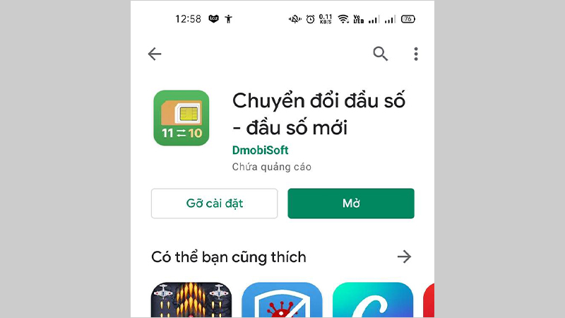 Tải ứng dụng Chuyển đổi đầu số - đầu số mới