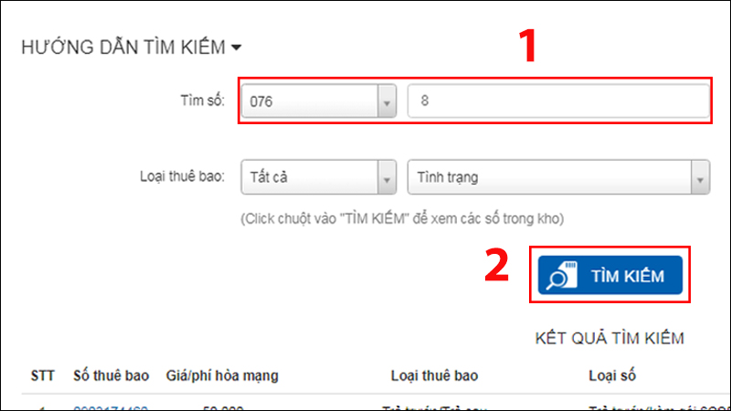 Tìm kiếm đầu số 0768