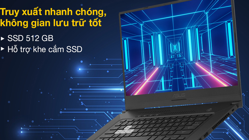 Laptop Asus TUF Gaming FX516PC có cấu hình mạnh mẽ