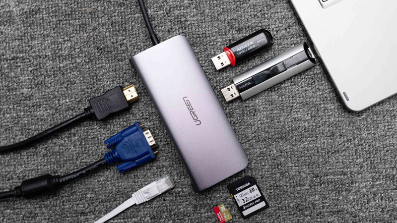 Kết nối ổ USB trên một cổng khác