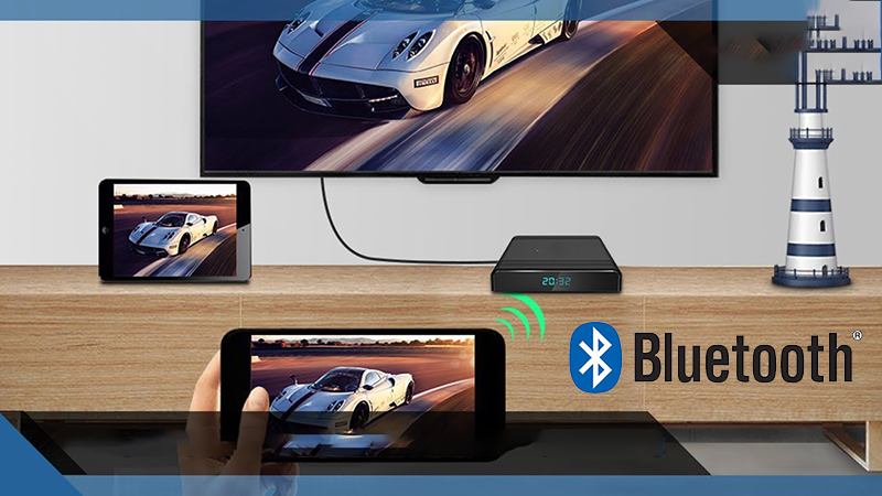 Tivi Box cũng hỗ trợ kết nối Bluetooth