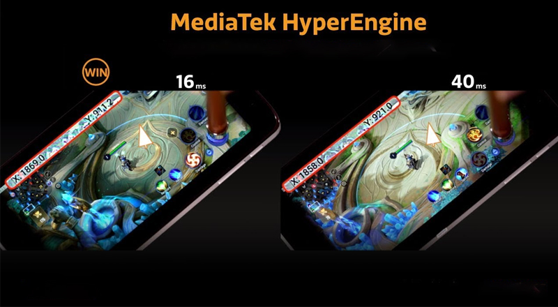 Trang bị công nghệ thế hệ MediaTek HyperEngine 2.0 lite Trang bị công nghệ thế hệ MediaTek HyperEngine 2.0 lite