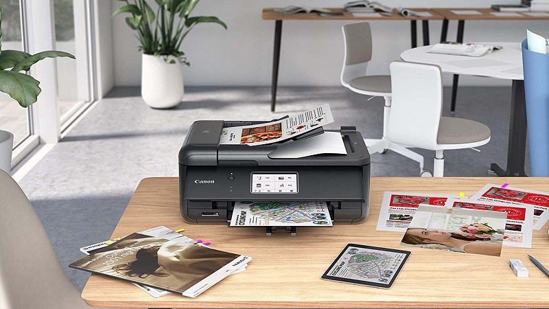 Máy in Canon thiết kế mini in màu sắc nét
