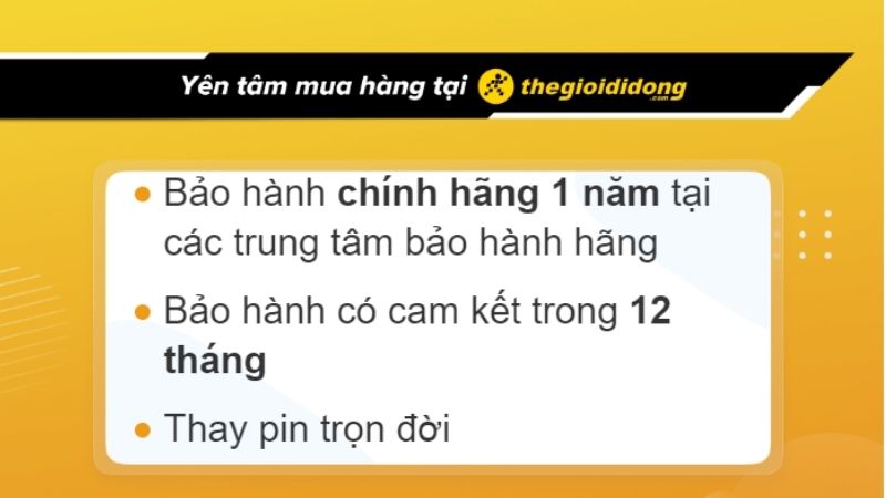 Chính sách bảo hành hấp dẫn