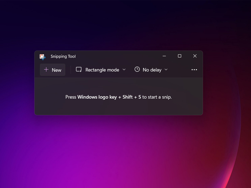  Snipping tool trên Windows 11