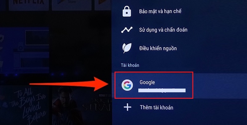 Đăng nhập thanh công tài khoản Google