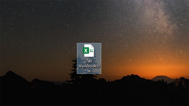 Workbook bạn đã tạo