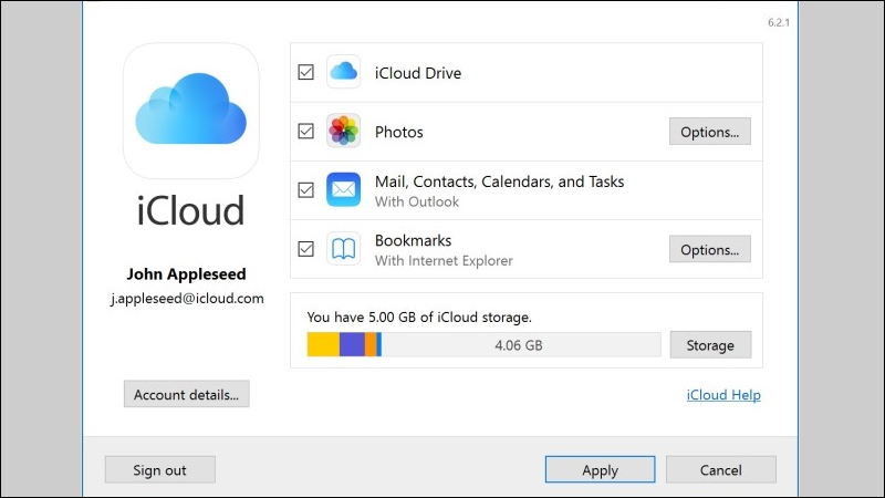 Sử dụng dịch vụ iCloud