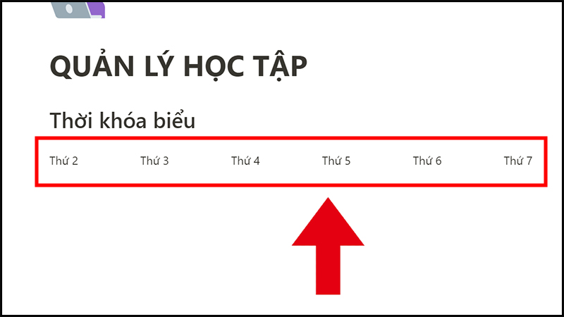 Áp dụng tương tự với các thứ ngày khác để tạo hàng ngang